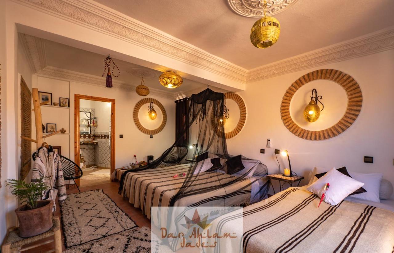 Dar Ahlam Dades Bed & Breakfast Ait Ouaddar Bagian luar foto